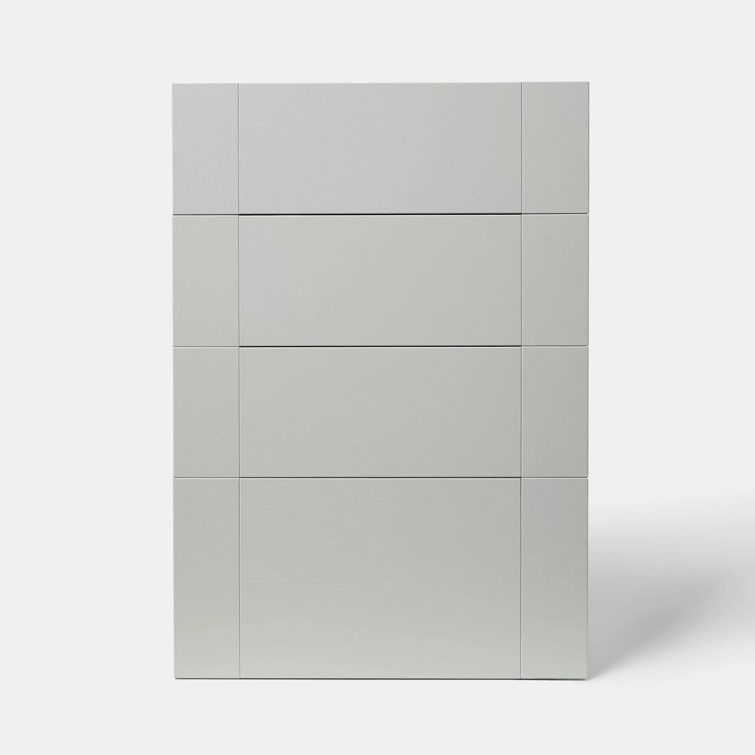 GoodHome Alpinia Matt Grey Painted Wood Effect Shaker Drawer Front (W)500mm, Pack Of 4 14 GoodHome Alpinia Matt Grey Painted Wood Effect Shaker Drawer Front (W)500mm, Pack Of 4 - Image 12