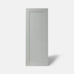 GoodHome Alpinia Matt Grey Painted Wood Effect Shaker Larder Cabinet Door (W)500mm (H)1287mm (T)18mm -Prime Kitchen goodhome alpinia matt grey painted wood effect shaker larder cabinet door w 500mm h 1287mm t 18mm3663602646020 02c