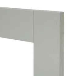 GoodHome Alpinia Matt Grey Painted Wood Effect Shaker Tall Glazed Cabinet Door (W)300mm (H)895mm (T)18mm -Prime Kitchen goodhome alpinia matt grey painted wood effect shaker tall glazed cabinet door w 300mm h 895mm t 18mm3663602645887 37c bq
