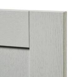 GoodHome Alpinia Matt Grey Painted Wood Effect Shaker Tall Larder Cabinet Door (W)300mm (H)1467mm (T)18mm -Prime Kitchen goodhome alpinia matt grey painted wood effect shaker tall larder cabinet door w 300mm h 1467mm t 18mm3663602646150 37c bq