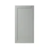 GoodHome Alpinia Matt Grey Painted Wood Effect Shaker Tall Larder Cabinet Door (W)600mm (H)1181mm (T)18mm -Prime Kitchen goodhome alpinia matt grey painted wood effect shaker tall larder cabinet door w 600mm h 1181mm t 18mm3663602646129 02c bq