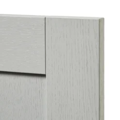 GoodHome Alpinia Matt Grey Painted Wood Effect Shaker Tall Wall Cabinet Door (W)500mm (H)895mm (T)18mm -Prime Kitchen goodhome alpinia matt grey painted wood effect shaker tall wall cabinet door w 500mm h 895mm t 18mm3663602645825 37c bq