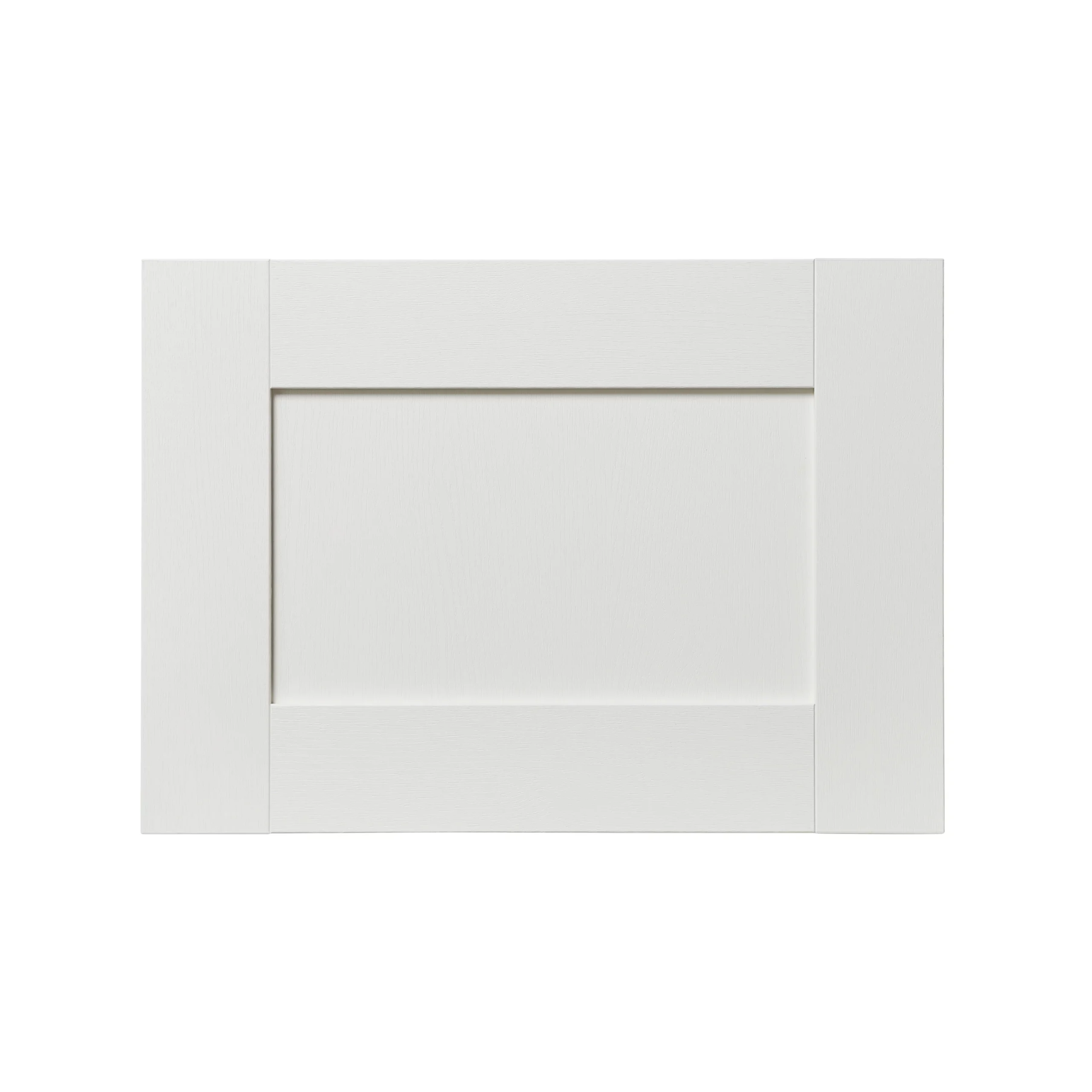 GoodHome Alpinia Matt Ivory Painted Wood Effect Shaker Drawer Front, Bridging Door & Bi Fold Door, (W)500mm (H)356mm (T)18mm 3 GoodHome Alpinia Matt Ivory Painted Wood Effect Shaker Drawer Front, Bridging Door & Bi Fold Door, (W)500mm (H)356mm (T)18mm