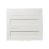 GoodHome Alpinia Matt Ivory Painted Wood Effect Shaker Drawer Front (W)800mm, Pack Of 3 -Prime Kitchen goodhome alpinia matt ivory painted wood effect shaker drawer front w 800mm pack of 33663602645450 02c bq