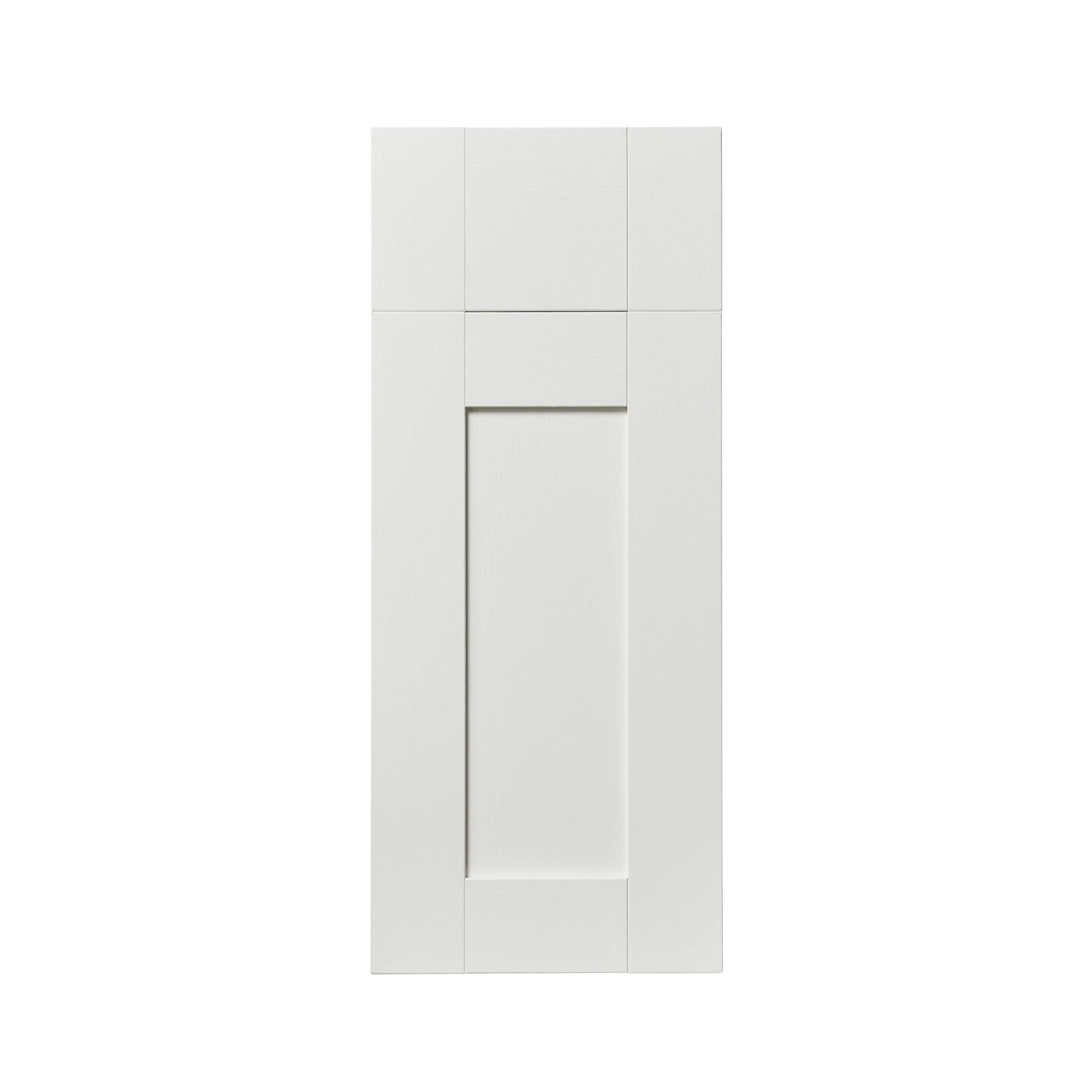 GoodHome Alpinia Matt Ivory Painted Wood Effect Shaker Drawerline Cabinet Door, (W)300mm (H)715mm (T)18mm 3 GoodHome Alpinia Matt Ivory Painted Wood Effect Shaker Drawerline Cabinet Door, (W)300mm (H)715mm (T)18mm