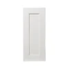 GoodHome Alpinia Matt Ivory Painted Wood Effect Shaker Highline Cabinet Door (W)300mm (H)715mm (T)18mm