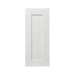 GoodHome Alpinia Matt Ivory Painted Wood Effect Shaker Highline Cabinet Door (W)300mm (H)715mm (T)18mm