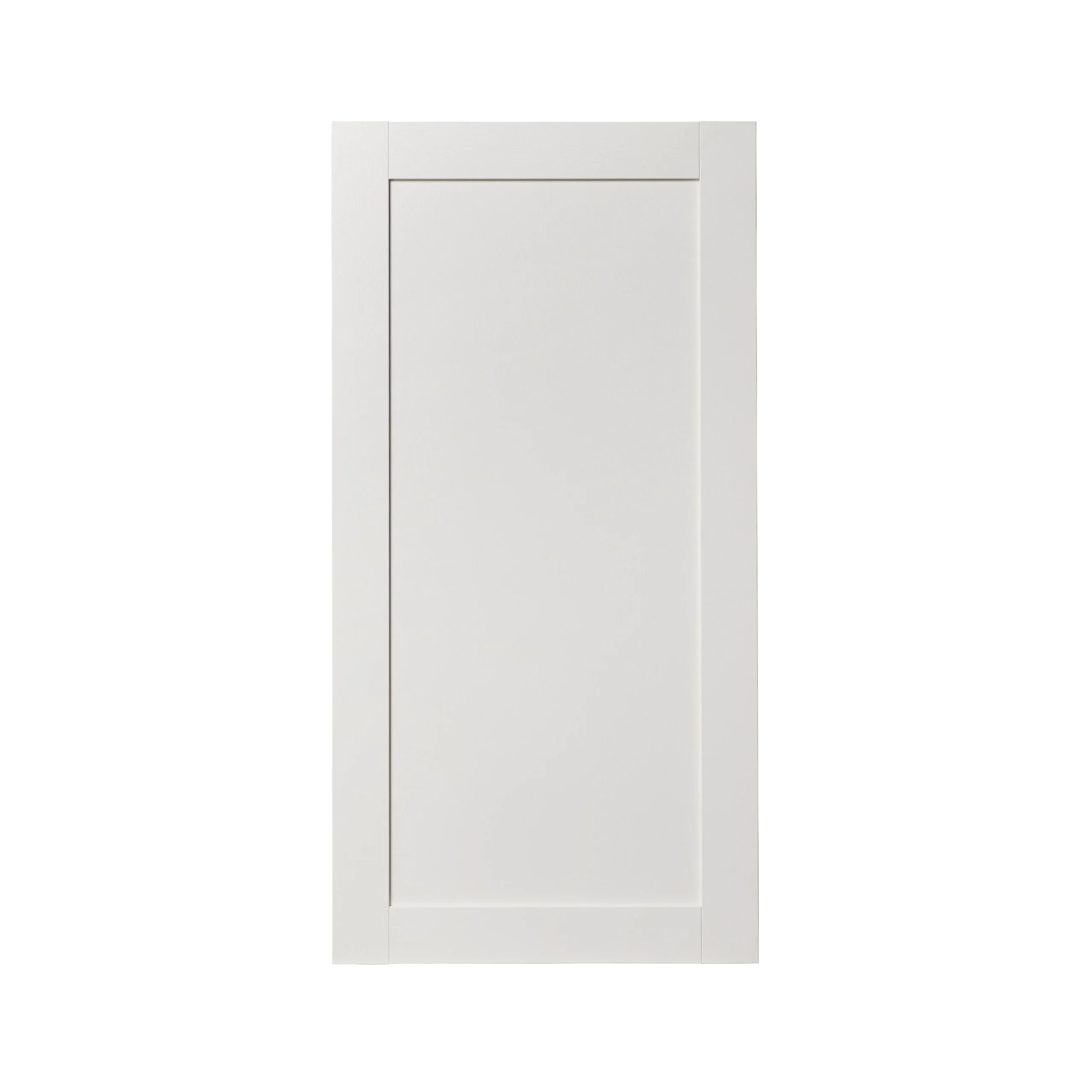 GoodHome Alpinia Matt Ivory Painted Wood Effect Shaker Tall Larder Cabinet Door (W)600mm (H)1181mm (T)18mm 3 GoodHome Alpinia Matt Ivory Painted Wood Effect Shaker Tall Larder Cabinet Door (W)600mm (H)1181mm (T)18mm