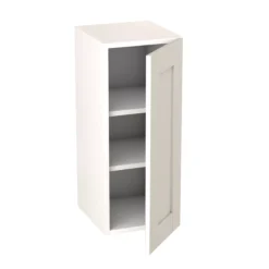 GoodHome Alpinia Matt Ivory Painted Wood Effect Shaker Wall Kitchen Cabinet (W)300mm (H)720mm -Prime Kitchen goodhome alpinia matt ivory painted wood effect shaker wall kitchen cabinet w 300mm h 720mm5059340701813 21c bq