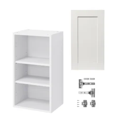 GoodHome Alpinia Matt Ivory Painted Wood Effect Shaker Wall Kitchen Cabinet (W)400mm (H)720mm 9 GoodHome Alpinia Matt Ivory Painted Wood Effect Shaker Wall Kitchen Cabinet (W)400mm (H)720mm -Prime Kitchen goodhome alpinia matt ivory painted wood effect shaker wall kitchen cabinet w 400mm h 720mm5059340701820 07c bq