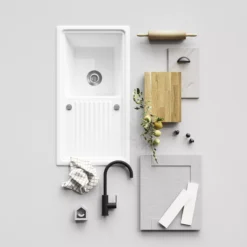 GoodHome Alpinia Matt Slate Grey Painted Wood Effect Shaker 70:30 Larder/Fridge Cabinet Door (W)600mm (H)1287mm (T)18mm -Prime Kitchen goodhome alpinia matt slate grey painted wood effect shaker 70 30 larder fridge cabinet door w 600mm h 1287mm t 18mm5059340129648 06i