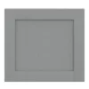 GoodHome Alpinia Matt Slate Grey Painted Wood Effect Shaker Appliance Cabinet Door (W)600mm (H)543mm (T)18mm -Prime Kitchen goodhome alpinia matt slate grey painted wood effect shaker appliance cabinet door w 600mm h 543mm t 18mm5059340129969 01c