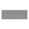 GoodHome Alpinia Matt Slate Grey Painted Wood Effect Shaker Drawer Front, Bridging Door & Bi Fold Door, (W)1000mm (H)356mm (T)18mm -Prime Kitchen goodhome alpinia matt slate grey painted wood effect shaker drawer front bridging door bi fold door w 1000mm h 356mm t 18mm5059340129839 01c
