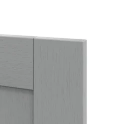 GoodHome Alpinia Matt Slate Grey Painted Wood Effect Shaker Highline Cabinet Door (W)400mm (H)715mm (T)18mm -Prime Kitchen goodhome alpinia matt slate grey painted wood effect shaker highline cabinet door w 400mm h 715mm t 18mm5059340129624 36c