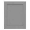 GoodHome Alpinia Matt Slate Grey Painted Wood Effect Shaker Tall Appliance Cabinet Door (W)600mm (H)723mm (T)18mm -Prime Kitchen goodhome alpinia matt slate grey painted wood effect shaker tall appliance cabinet door w 600mm h 723mm t 18mm5059340130033 01c