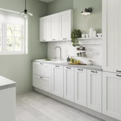 GoodHome Alpinia Matt White Tongue & Groove Shaker Highline Cabinet Door (W)600mm (H)715mm (T)18mm 10 GoodHome Alpinia Matt White Tongue & Groove Shaker Highline Cabinet Door (W)600mm (H)715mm (T)18mm -Prime Kitchen goodhome alpinia matt white tongue groove shaker highline cabinet door w 600mm h 715mm t 18mm3663602644767 20i