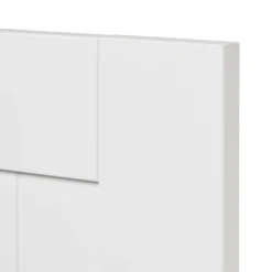 GoodHome Alpinia Matt White Tongue & Groove Shaker Tall Wall Cabinet Door (W)250mm (H)895mm (T)18mm -Prime Kitchen goodhome alpinia matt white tongue groove shaker tall wall cabinet door w 250mm h 895mm t 18mm3663602644743 37c bq