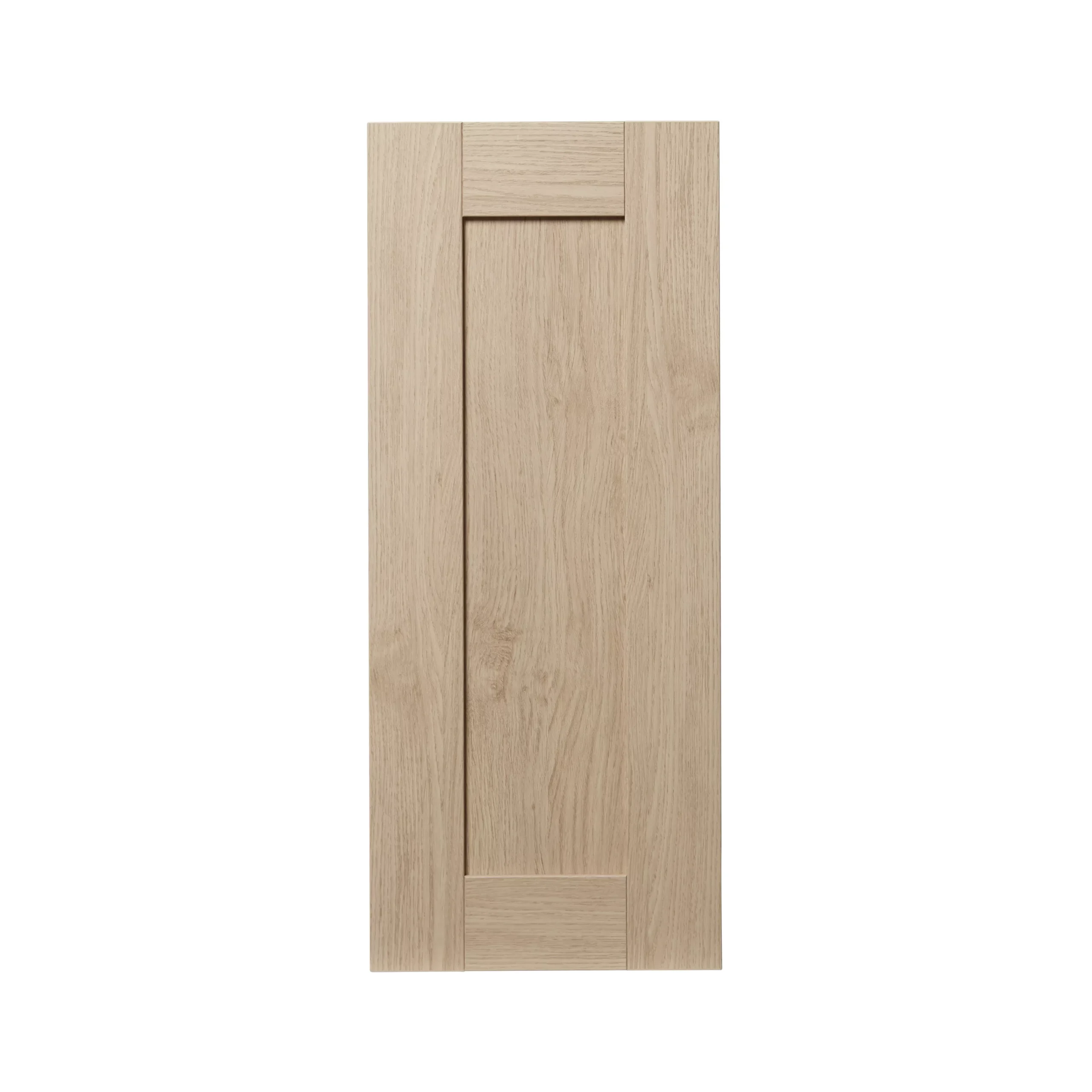GoodHome Alpinia Oak Effect Shaker Highline Cabinet Door (W)300mm (H)715mm (T)18mm 3 GoodHome Alpinia Oak Effect Shaker Highline Cabinet Door (W)300mm (H)715mm (T)18mm