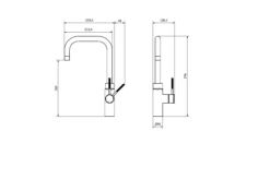 GoodHome Argania Black Graphite Effect Kitchen Side Lever Tap 16 GoodHome Argania Black Graphite Effect Kitchen Side Lever Tap -Prime Kitchen goodhome argania black graphite effect kitchen side lever tap3663602481973 01t bq