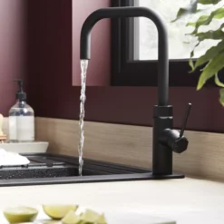 GoodHome Argania Black Graphite Effect Kitchen Side Lever Tap 15 GoodHome Argania Black Graphite Effect Kitchen Side Lever Tap -Prime Kitchen goodhome argania black graphite effect kitchen side lever tap3663602481973 02i