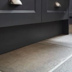 GoodHome Artemisia Graphite Square Edge Plinth, (L)2400mm -Prime Kitchen goodhome artemisia graphite square edge plinth l 2400mm3663602528067 30i bq