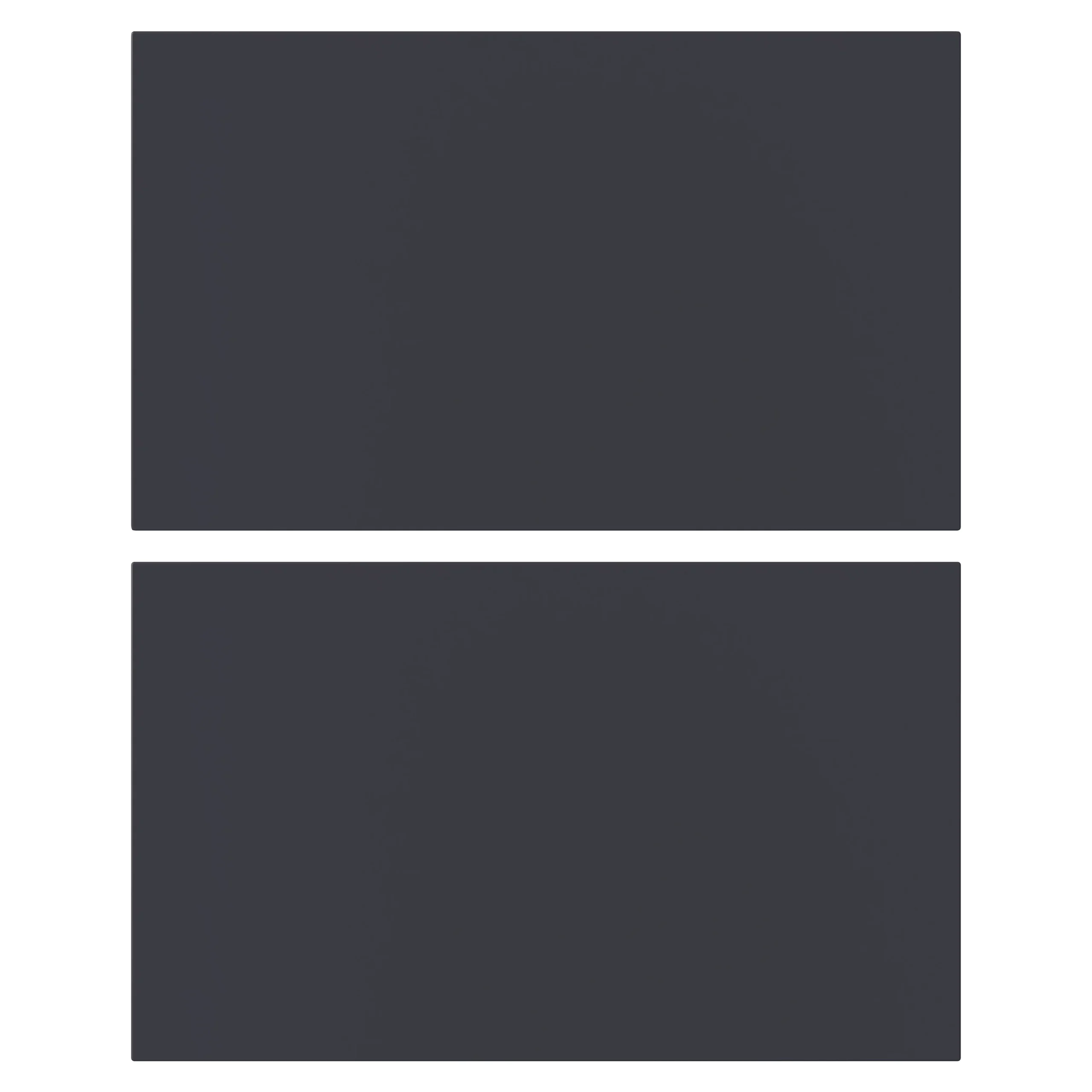 GoodHome Artemisia Innovo Handleless Matt Midnight Blue Shaker Clad On End Panel (H)340mm (W)595mm 3 GoodHome Artemisia Innovo Handleless Matt Midnight Blue Shaker Clad On End Panel (H)340mm (W)595mm