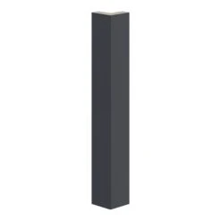 GoodHome Artemisia Innovo Handleless Matt Midnight Blue Shaker Standard Corner Post, (W)48mm (H)340mm