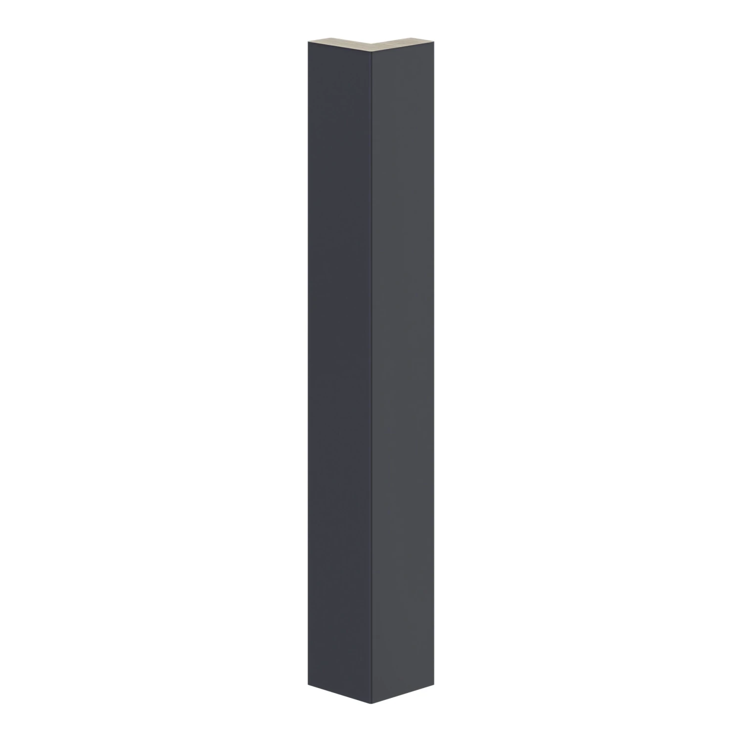 GoodHome Artemisia Innovo Handleless Matt Midnight Blue Shaker Standard Corner Post, (W)48mm (H)340mm 3 GoodHome Artemisia Innovo Handleless Matt Midnight Blue Shaker Standard Corner Post, (W)48mm (H)340mm