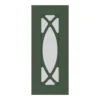 GoodHome Artemisia Matt Dark Green Shaker Glazed Cabinet Door (W)300mm (H)715mm (T)18mm -Prime Kitchen goodhome artemisia matt dark green shaker glazed cabinet door w 300mm h 715mm t 18mm5059340443416 01c