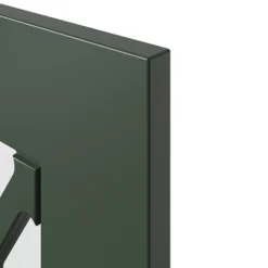 GoodHome Artemisia Matt Dark Green Shaker Tall Glazed Cabinet Door (W)300mm (H)895mm (T)18mm -Prime Kitchen goodhome artemisia matt dark green shaker tall glazed cabinet door w 300mm h 895mm t 18mm5059340443393 37c