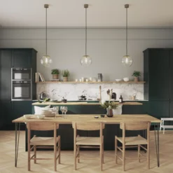 GoodHome Artemisia Matt Dark Green Shaker Tall Glazed Cabinet Door (W)300mm (H)895mm (T)18mm -Prime Kitchen goodhome artemisia matt dark green shaker tall glazed cabinet door w 300mm h 895mm t 18mm5059340443522 11i