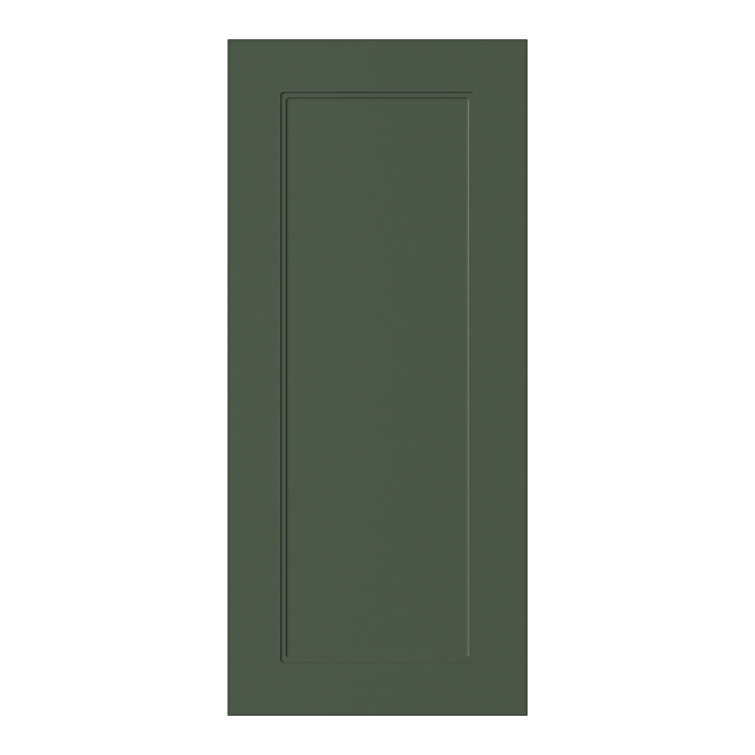 GoodHome Artemisia Matt Dark Green Shaker Tall Wall Cabinet Door (W)400mm (H)895mm (T)18mm 3 GoodHome Artemisia Matt Dark Green Shaker Tall Wall Cabinet Door (W)400mm (H)895mm (T)18mm