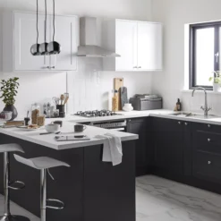 GoodHome Artemisia Matt Graphite Classic Shaker Bridging Drawer Front, Bridging Door & Bi Fold Door, (W)800mm (H)356mm (T)18mm -Prime Kitchen goodhome artemisia matt graphite classic shaker bridging drawer front bridging door bi fold door w 800mm h 356mm t 18mm3663602650348 52i