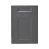 GoodHome Artemisia Matt Graphite Classic Shaker Drawerline Cabinet Door, (W)500mm (H)715mm (T)18mm -Prime Kitchen goodhome artemisia matt graphite classic shaker drawerline cabinet door w 500mm h 715mm t 18mm3663602650430 02c bq