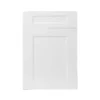 GoodHome Artemisia Matt White Classic Shaker Drawerline Drawer Front, (W)500mm (H)715mm (T)18mm -Prime Kitchen goodhome artemisia matt white classic shaker drawerline drawer front w 500mm h 715mm t 18mm3663602649915 02c bq