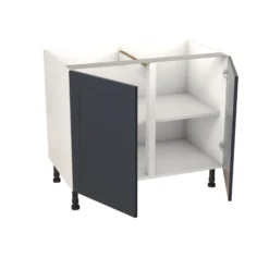 GoodHome Artemisia Midnight Blue Classic Shaker Base Kitchen Cabinet (W)1000mm (H)720mm -Prime Kitchen goodhome artemisia midnight blue classic shaker base kitchen cabinet w 1000mm h 720mm5059340701974 21c bq