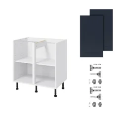 GoodHome Artemisia Midnight Blue Classic Shaker Base Kitchen Cabinet (W)800mm (H)720mm -Prime Kitchen goodhome artemisia midnight blue classic shaker base kitchen cabinet w 800mm h 720mm5059340702018 07c bq