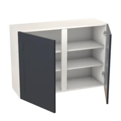 GoodHome Artemisia Midnight Blue Classic Shaker Wall Kitchen Cabinet (W)1000mm (H)720mm -Prime Kitchen goodhome artemisia midnight blue classic shaker wall kitchen cabinet w 1000mm h 720mm5059340702025 21c bq