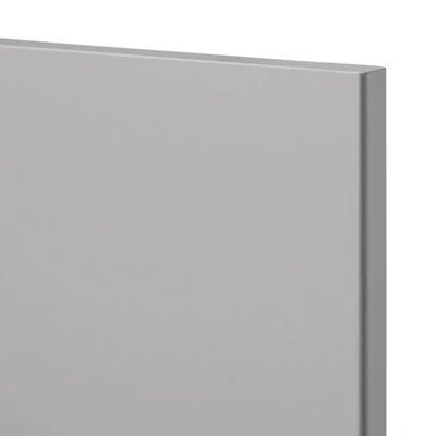 GoodHome Balsamita Matt Grey Slab 50:50 Tall Larder Fridge/freezer Cabinet Door (W)600mm (H)1181mm (T)16mm 4 GoodHome Balsamita Matt Grey Slab 50:50 Tall Larder Fridge/freezer Cabinet Door (W)600mm (H)1181mm (T)16mm - Image 2