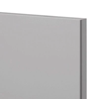 GoodHome Balsamita Matt Grey Slab Appliance Cabinet Door (W)600mm (H)543mm (T)16mm 4 GoodHome Balsamita Matt Grey Slab Appliance Cabinet Door (W)600mm (H)543mm (T)16mm - Image 2