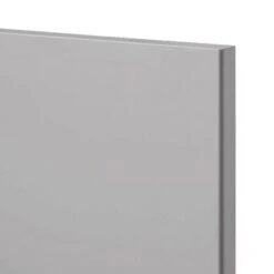 GoodHome Balsamita Matt Grey Slab Drawerline Cabinet Door, (W)400mm (H)356mm (T)16mm -Prime Kitchen goodhome balsamita matt grey slab drawerline cabinet door w 400mm h 356mm t 16mm5059340099699 37c