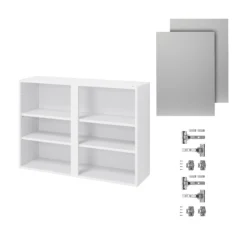 GoodHome Balsamita Matt Grey Slab Wall Kitchen Cabinet (W)1000mm (H)720mm -Prime Kitchen goodhome balsamita matt grey slab wall kitchen cabinet w 1000mm h 720mm5059340702131 07c bq