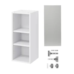 GoodHome Balsamita Matt Grey Slab Wall Kitchen Cabinet (W)300mm (H)720mm -Prime Kitchen goodhome balsamita matt grey slab wall kitchen cabinet w 300mm h 720mm5059340702148 07c bq