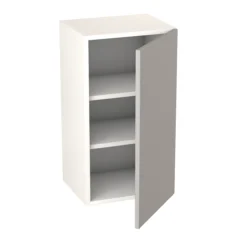 GoodHome Balsamita Matt Grey Slab Wall Kitchen Cabinet (W)400mm (H)720mm -Prime Kitchen goodhome balsamita matt grey slab wall kitchen cabinet w 400mm h 720mm5059340702155 21c bq