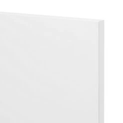 GoodHome Balsamita Matt White Slab Drawer Front, Bridging Door & Bi Fold Door, (W)600mm (H)356mm (T)16mm -Prime Kitchen goodhome balsamita matt white slab drawer front bridging door bi fold door w 600mm h 356mm t 16mm3663602655510 36c bq