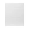 GoodHome Balsamita Matt White Slab Drawer Front (W)600mm, Pack Of 3 -Prime Kitchen goodhome balsamita matt white slab drawer front w 600mm pack of 33663602655527 02c bq