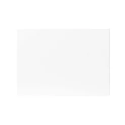 GoodHome Balsamita Matt White Slab Drawerline Cabinet Door, (W)500mm (H)356mm (T)16mm