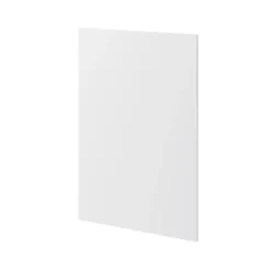GoodHome Balsamita Matt White Slab Standard End Panel (H)900mm (W)610mm -Prime Kitchen goodhome balsamita matt white slab standard end panel h 900mm w 610mm3663602528265 01c bq