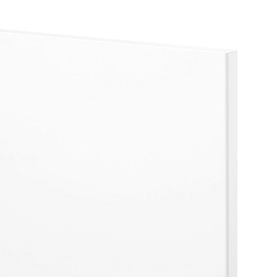 GoodHome Balsamita Matt White Slab Tall Appliance Cabinet Door (W)600mm (H)867mm (T)16mm 4 GoodHome Balsamita Matt White Slab Tall Appliance Cabinet Door (W)600mm (H)867mm (T)16mm - Image 2