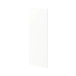 GoodHome Balsamita Matt White Slab Tall End Panel (H)900mm (W)320mm -Prime Kitchen goodhome balsamita matt white slab tall end panel h 900mm w 320mm5059340099538 01c